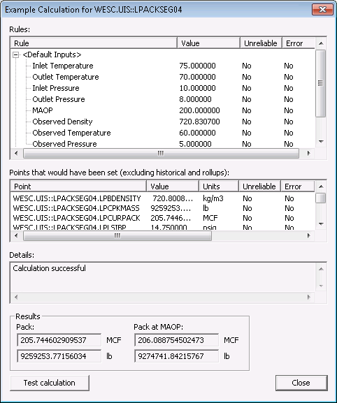 Example Calculation Example Calculation